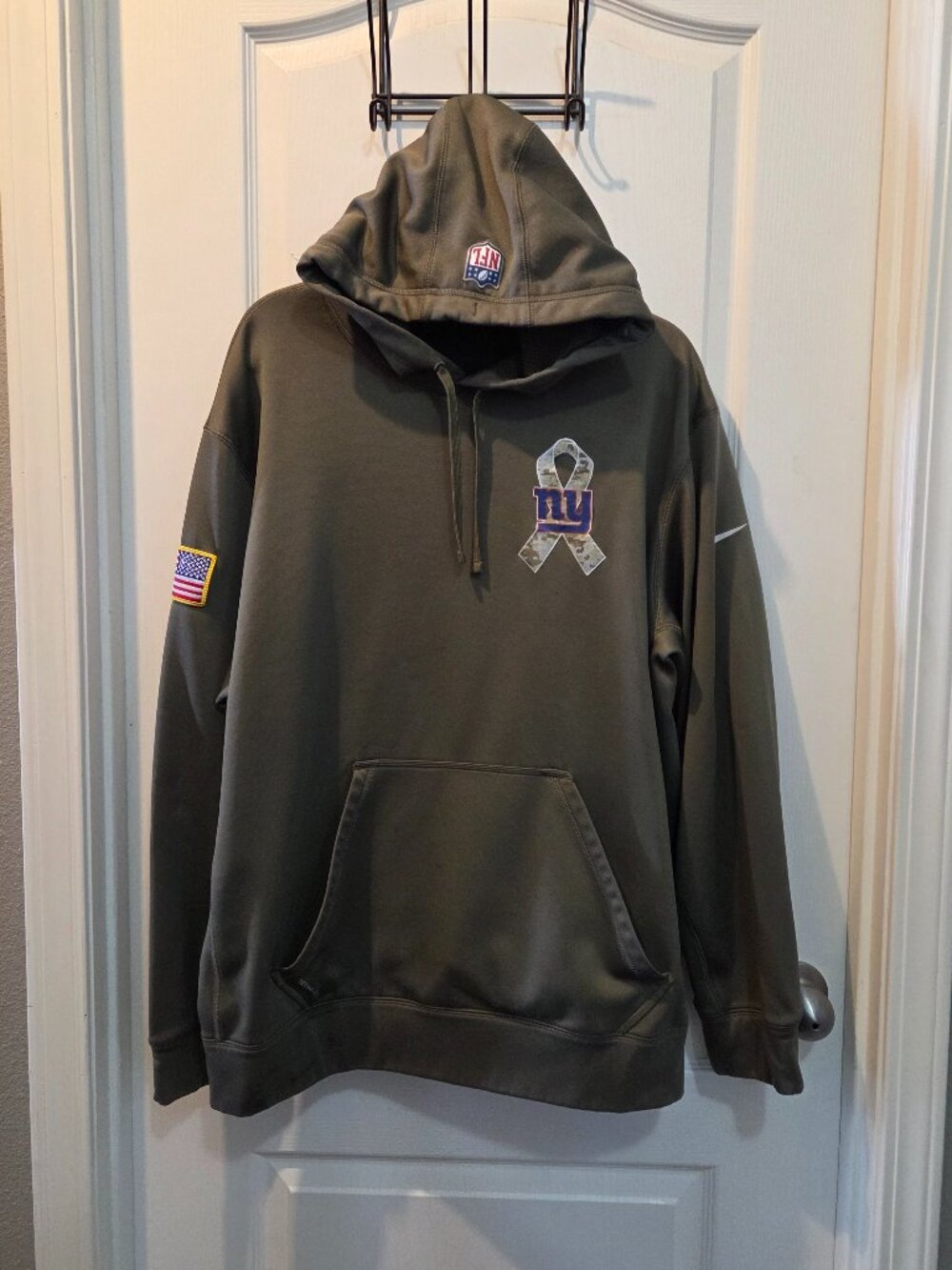 Nike NFL New York Giants Salute to Service Therma-Fit Hoodie XXL